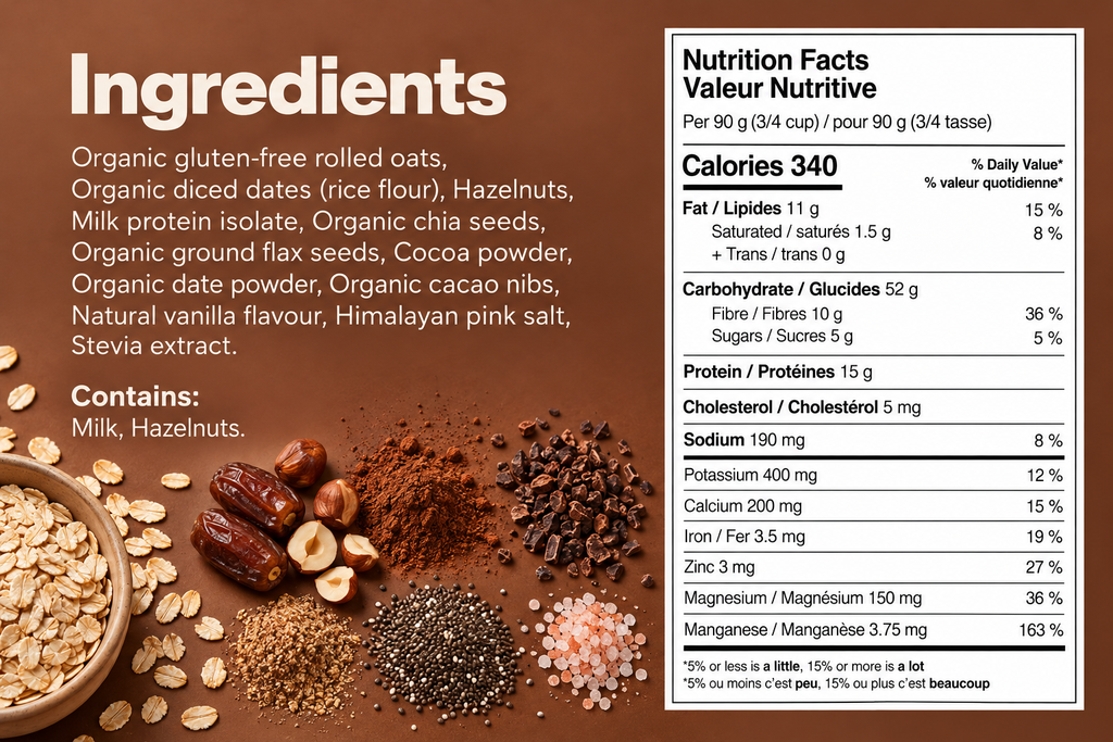 Cacao, Hazelnut & Dates